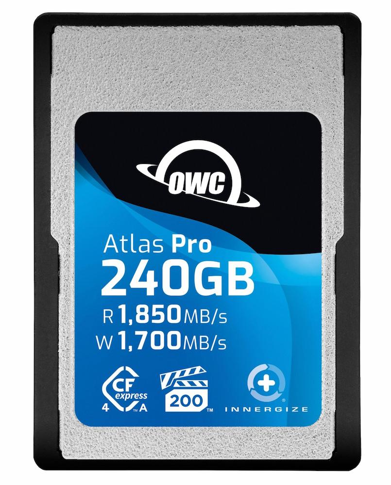 OWC Atlas Pro CFexpress 4.0 Type A Memory Card - 240GB to 960GB OWC Atlas Pro CFexpress 4.0 Type A Memory Card - 240GB to 960GB
